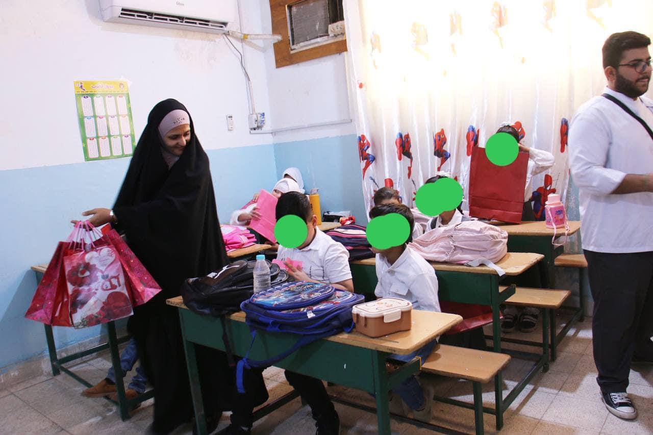 كلية الإدارة الصناعية للنفط والغاز في زيارة إنسانية الى معهد النور للمكفوفين لتقديم الدعم النفسي للطلبة من ذوي الهمم
