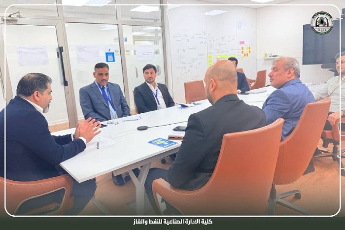الوفد الكليّة يزور شركة غاز البصرة