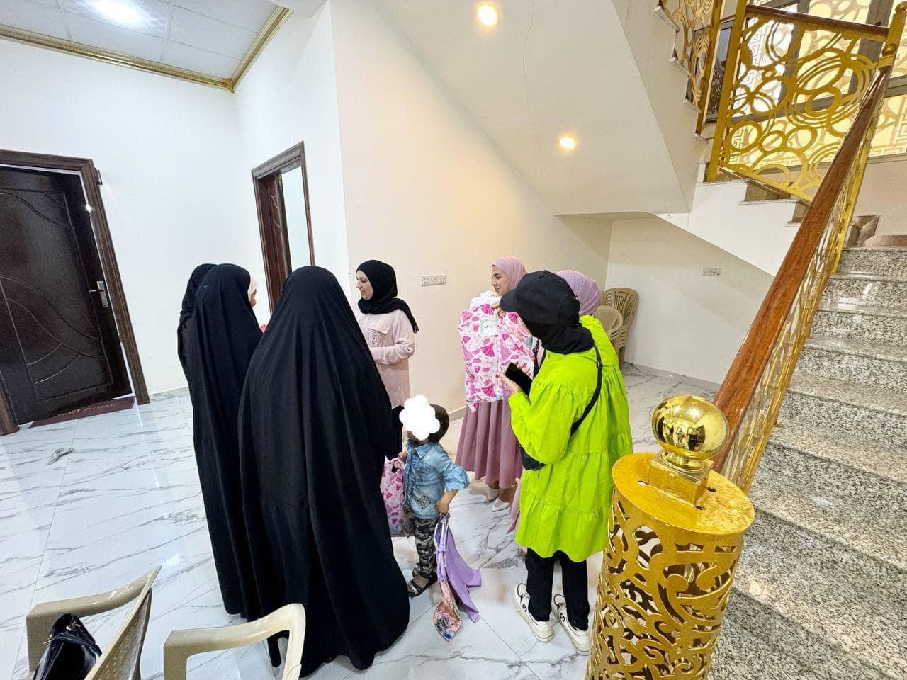 كلية الإدارة الصناعية للنفط والغاز تقدم (كسوة العيد) للأطفال الأيتام في دار الدولة لرعاية الأيتام (قسم البنات)