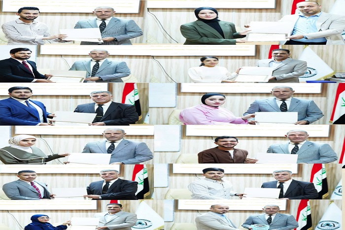 السيّد عميد الكليّة يُكرّم عددا من الطلبة